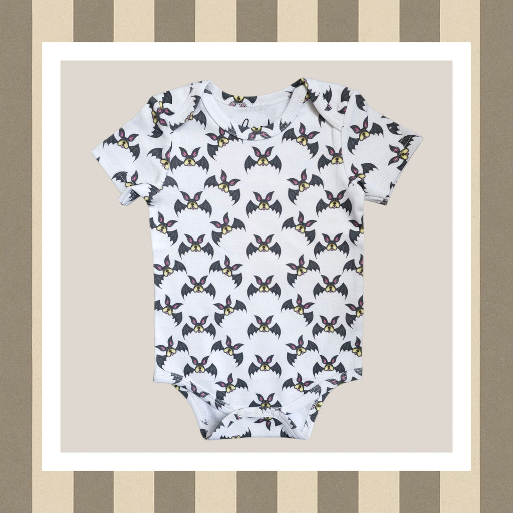 Body bebé murcielagos 100% algodón orgánico