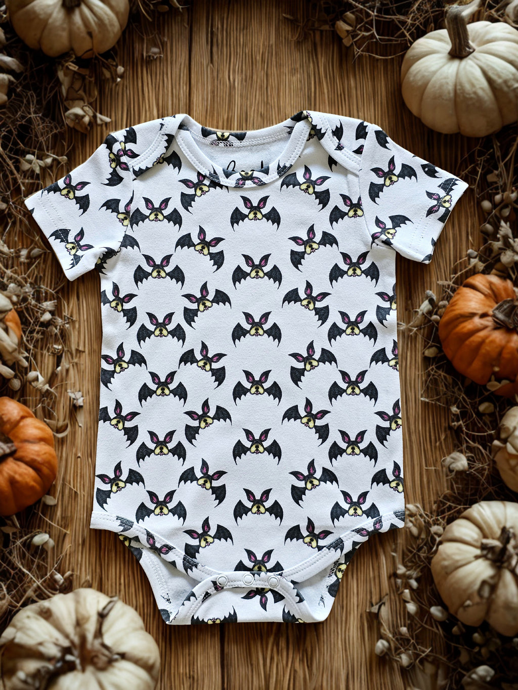 Body bebé murcielagos 100% algodón orgánico